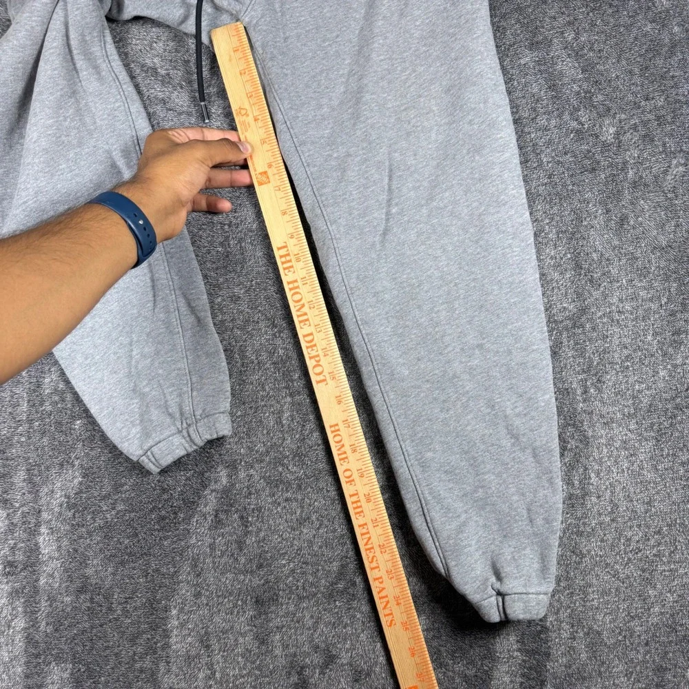 Jordan Essentials Fleece Sweatpants Grey Jumpman Joggers Mens Small